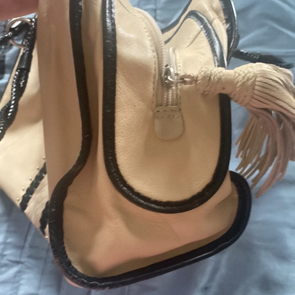Tan/Crème Pocketbook/Bag/purse - Picture 7 of 11
